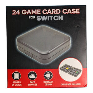 Nintendo Switch Game Card Case Holds 24 NIB Games Not Included